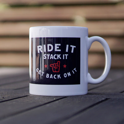 Broken Riders Ride It Stack It Mug